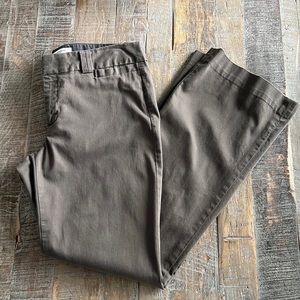 Banana Republic The Logan Fit Cotton Trouser Brown Size 6